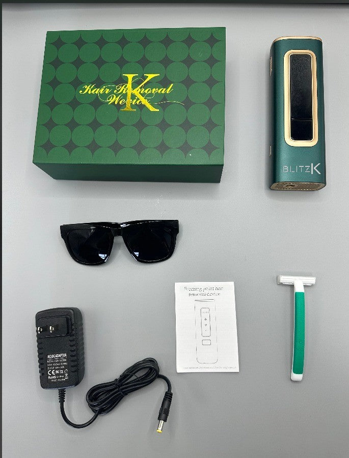 Blitz K IPL Hair Removal Device: Permanent, Painless, Professional Home Treatment